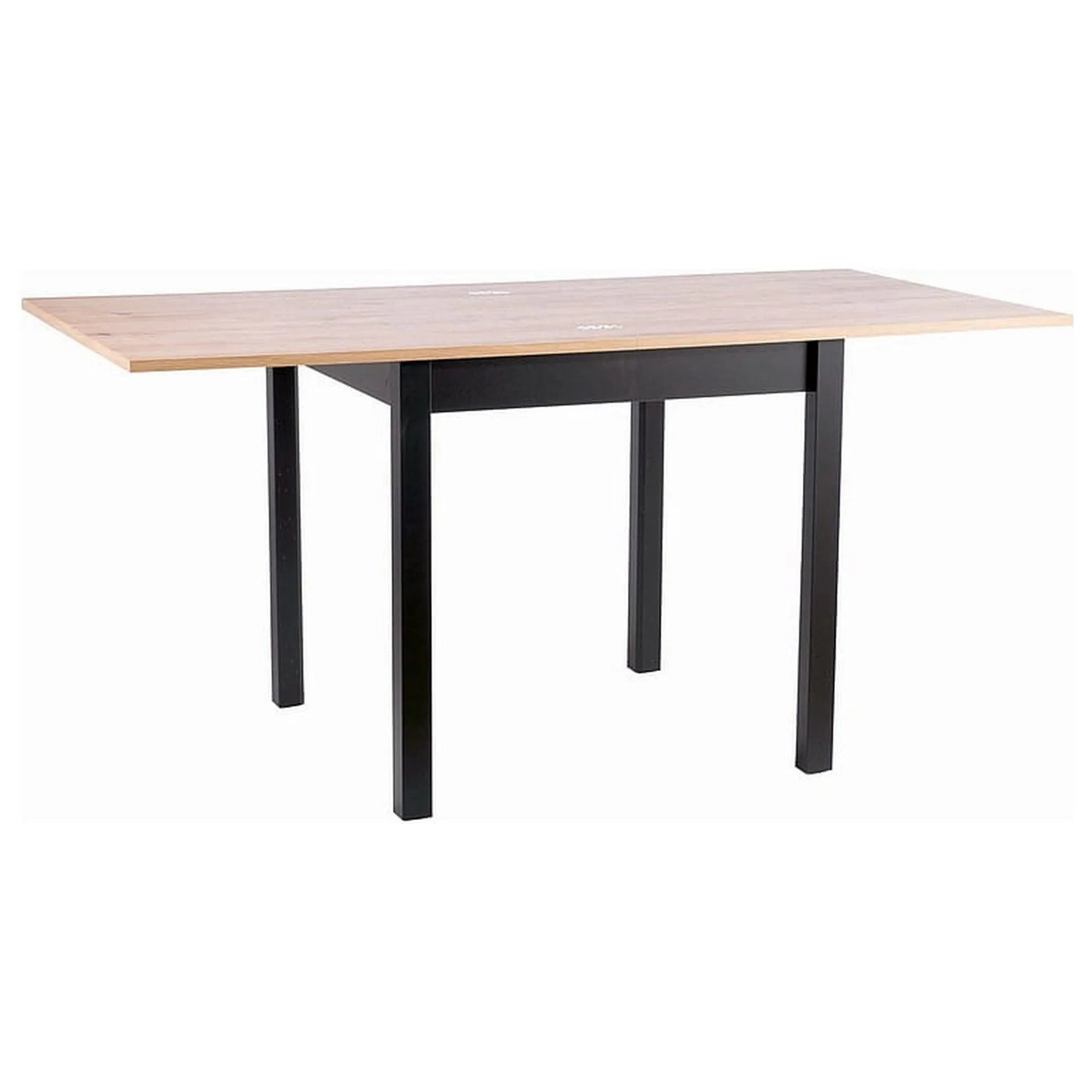 Masa extensibila DETROIT OCN-39549, stejar artisan/negru