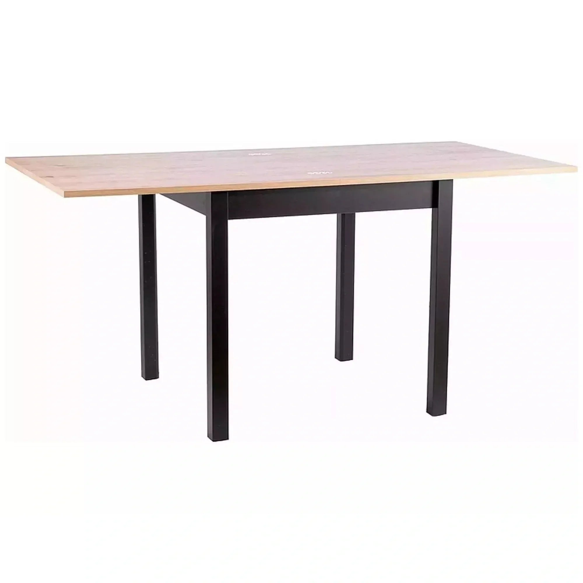 Masa extensibila DETROIT OCN-39564, stejar artisan/negru