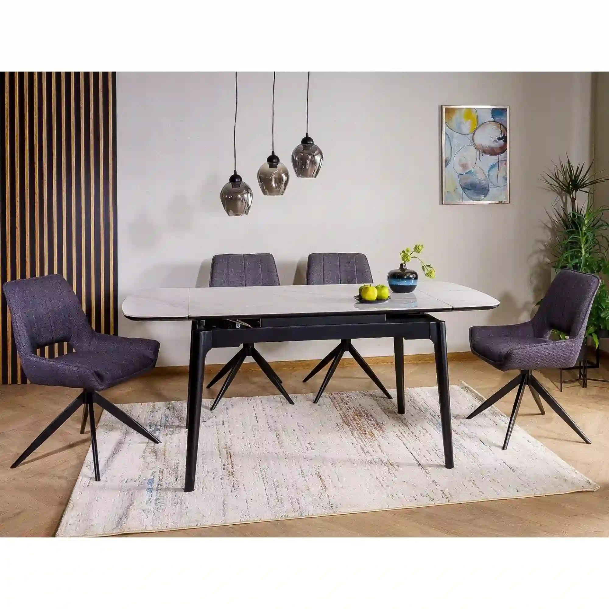 Masa extensibila DETROIT OCN-39584, alb