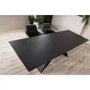 Masa extensibila DETROIT OCN-39617, negru mat