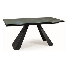 Masa extensibila DETROIT OCN-39618, turcoaz/negru mat