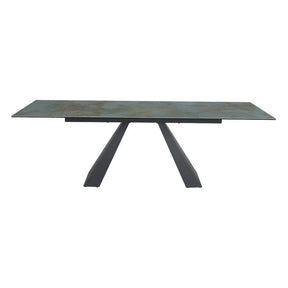 Masa extensibila DETROIT OCN-39618, turcoaz/negru mat