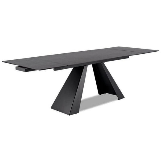 Masa extensibila DETROIT OCN-39621, gri/negru mat