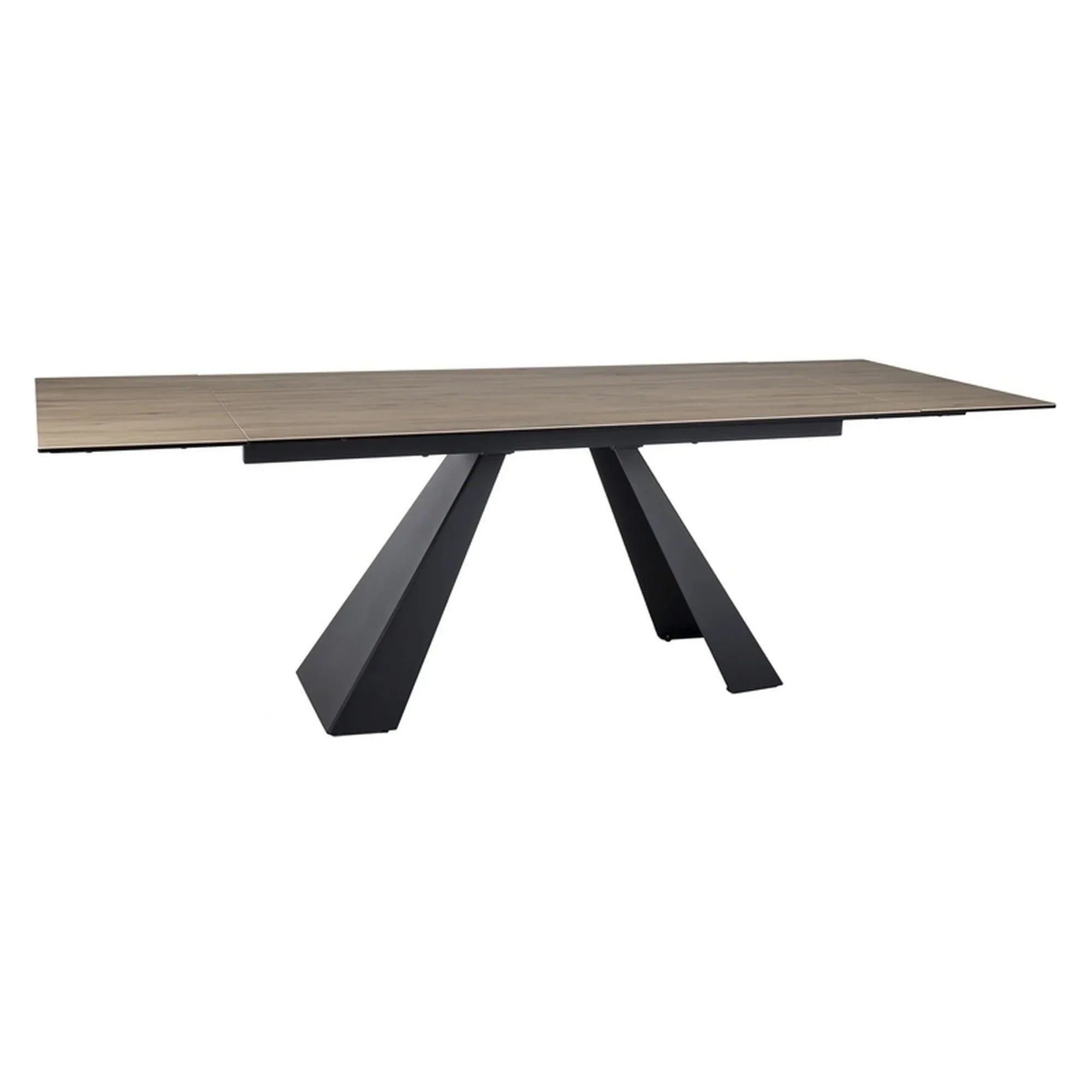 Masa extensibila DETROIT OCN-39624, maro deschis/negru