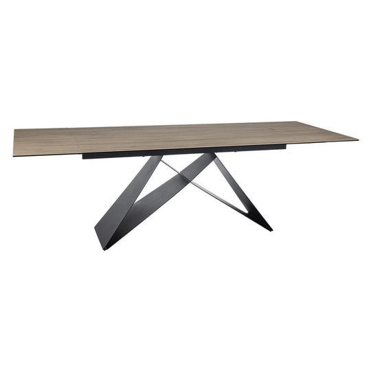 Masa extensibila DETROIT OCN-39625, maro deschis/negru