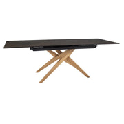 Masa extensibila DETROIT OCN-39629, maro/stejar