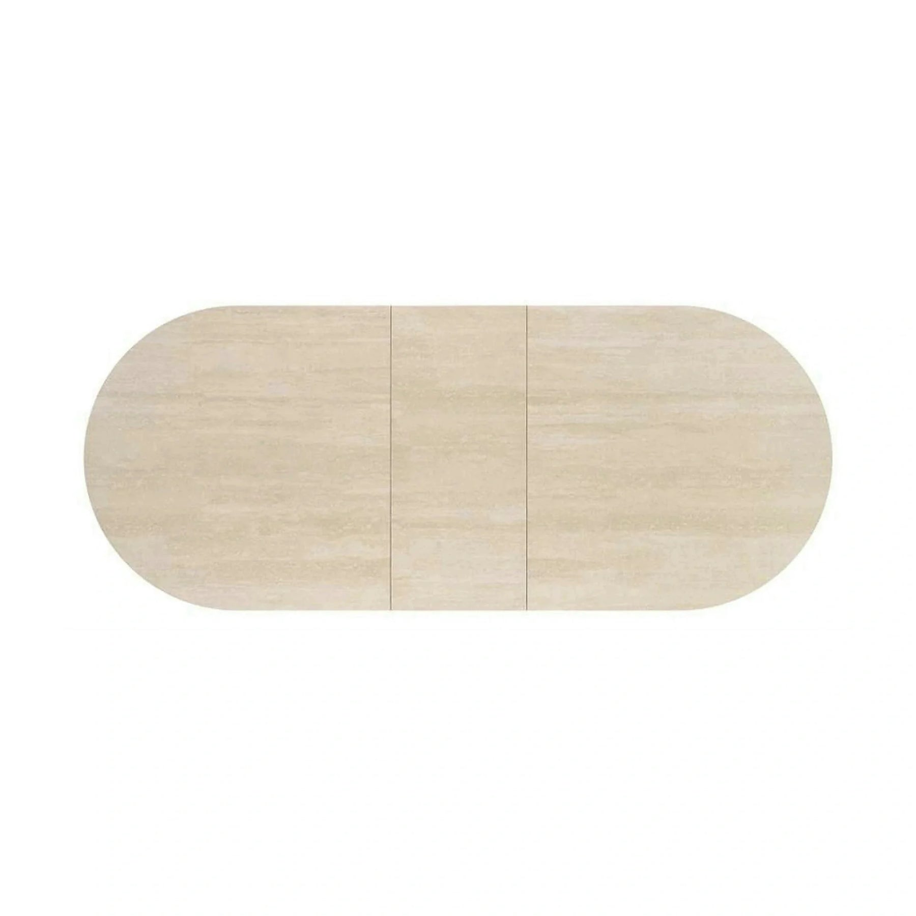 Masa extensibila FALONE, travertin/casmir, piatra sinterizata/metal, 180/220x90x76 cm