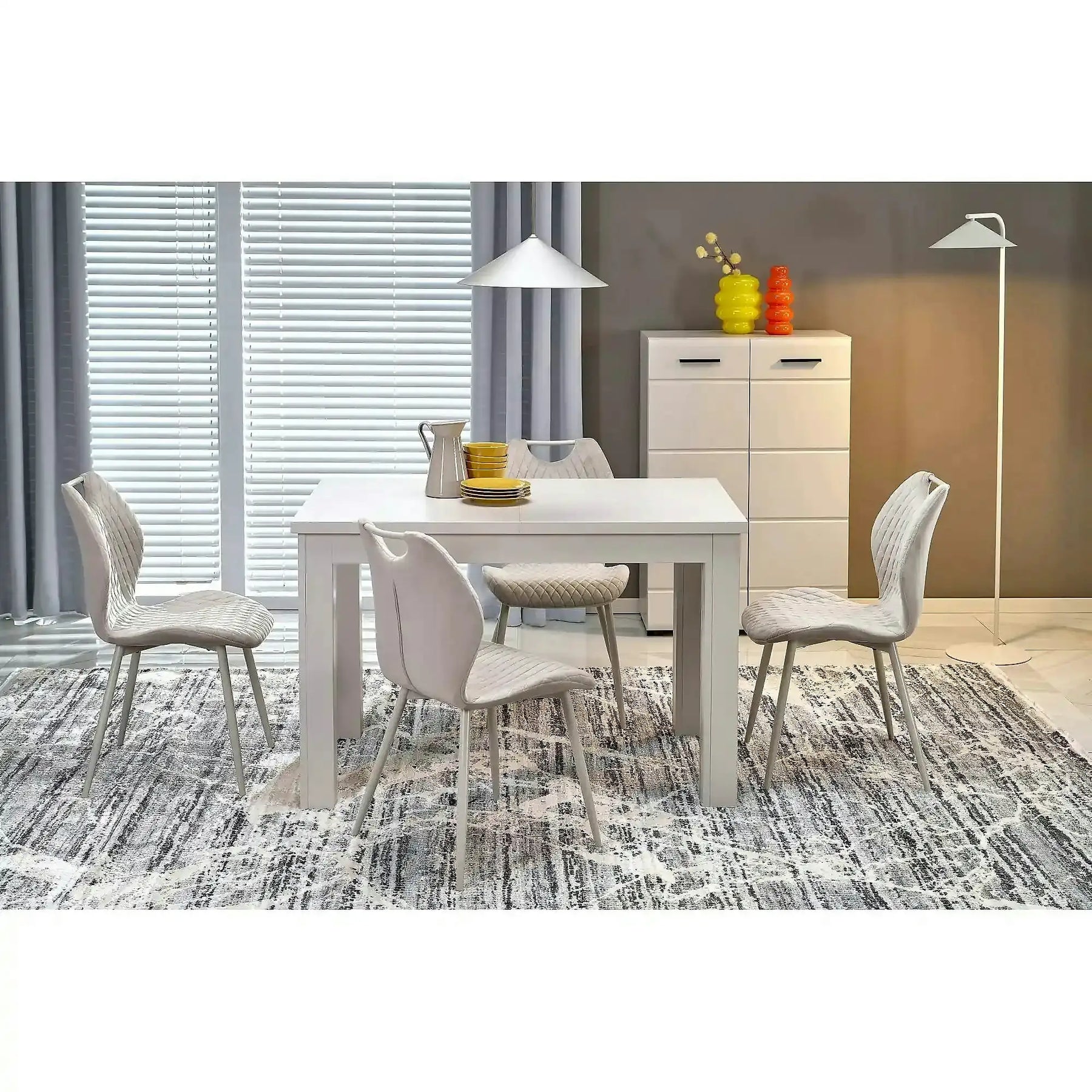Masa extensibila GIZMO, PAL laminat, casmir, 120-160×75×79 cm