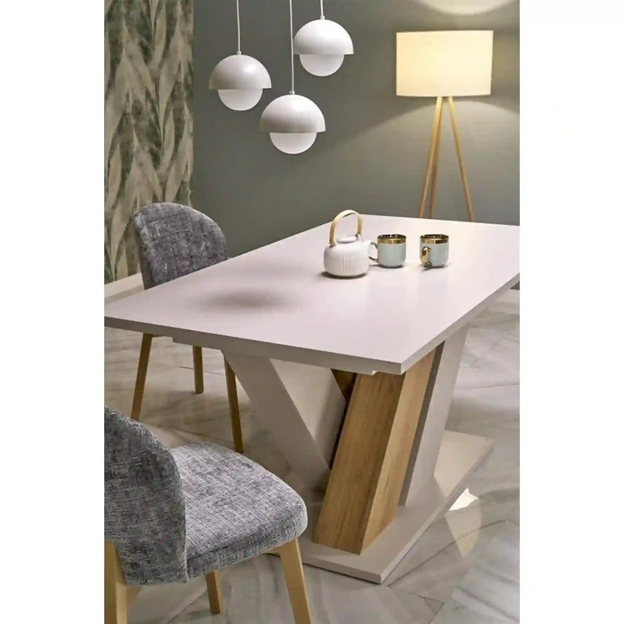 Masa extensibila HOUSTON OCN-37297, stejar