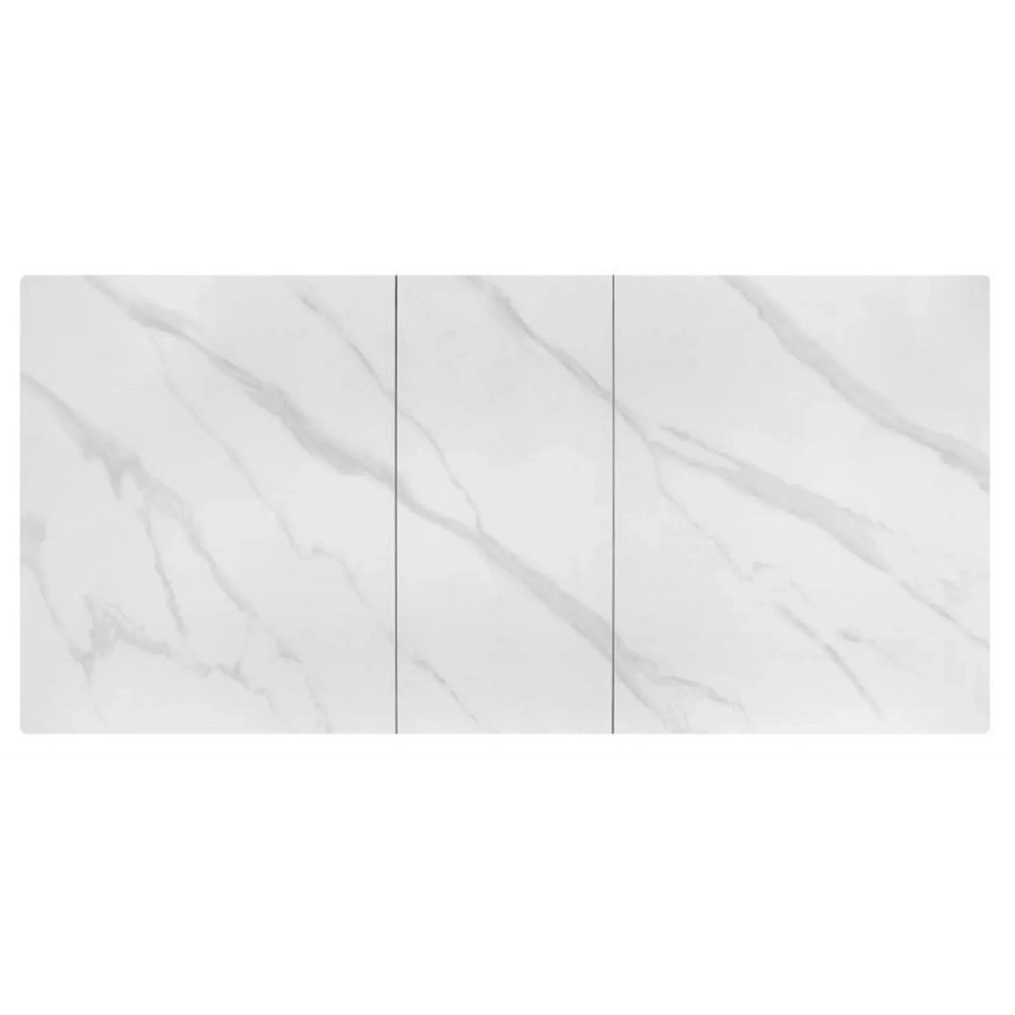 Masa extensibila HOUSTON OCN-37299, alb/negru