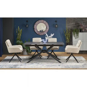 Masa extensibila HOUSTON OCN-37319, negru