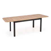 Masa extensibila HOUSTON OCN-37346, stejar artisan/negru