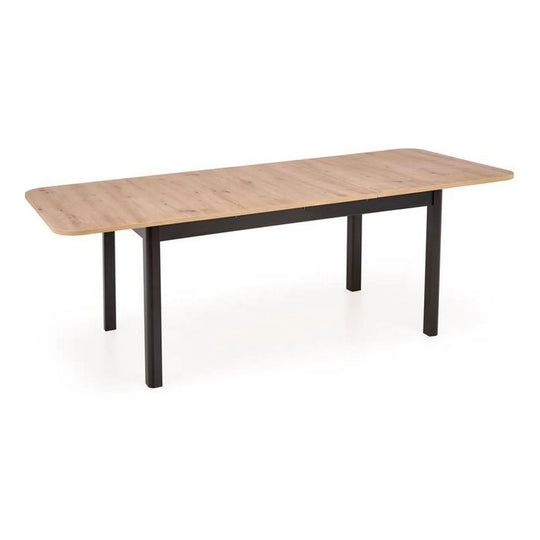 Masa extensibila HOUSTON OCN-37346, stejar artisan/negru