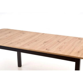 Masa extensibila HOUSTON OCN-37346, stejar artisan/negru