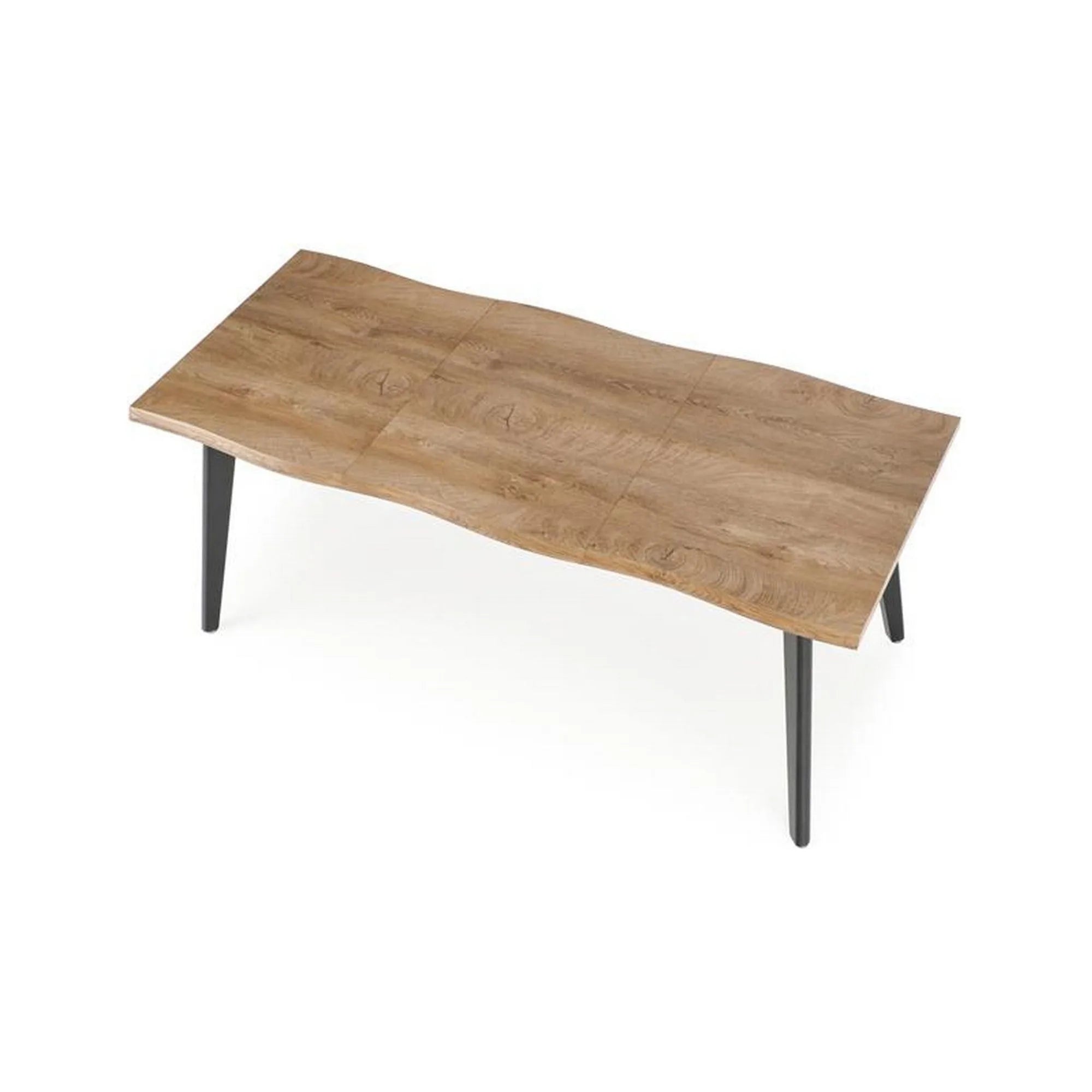 Masa extensibila HOUSTON OCN-37347, stejar/negru