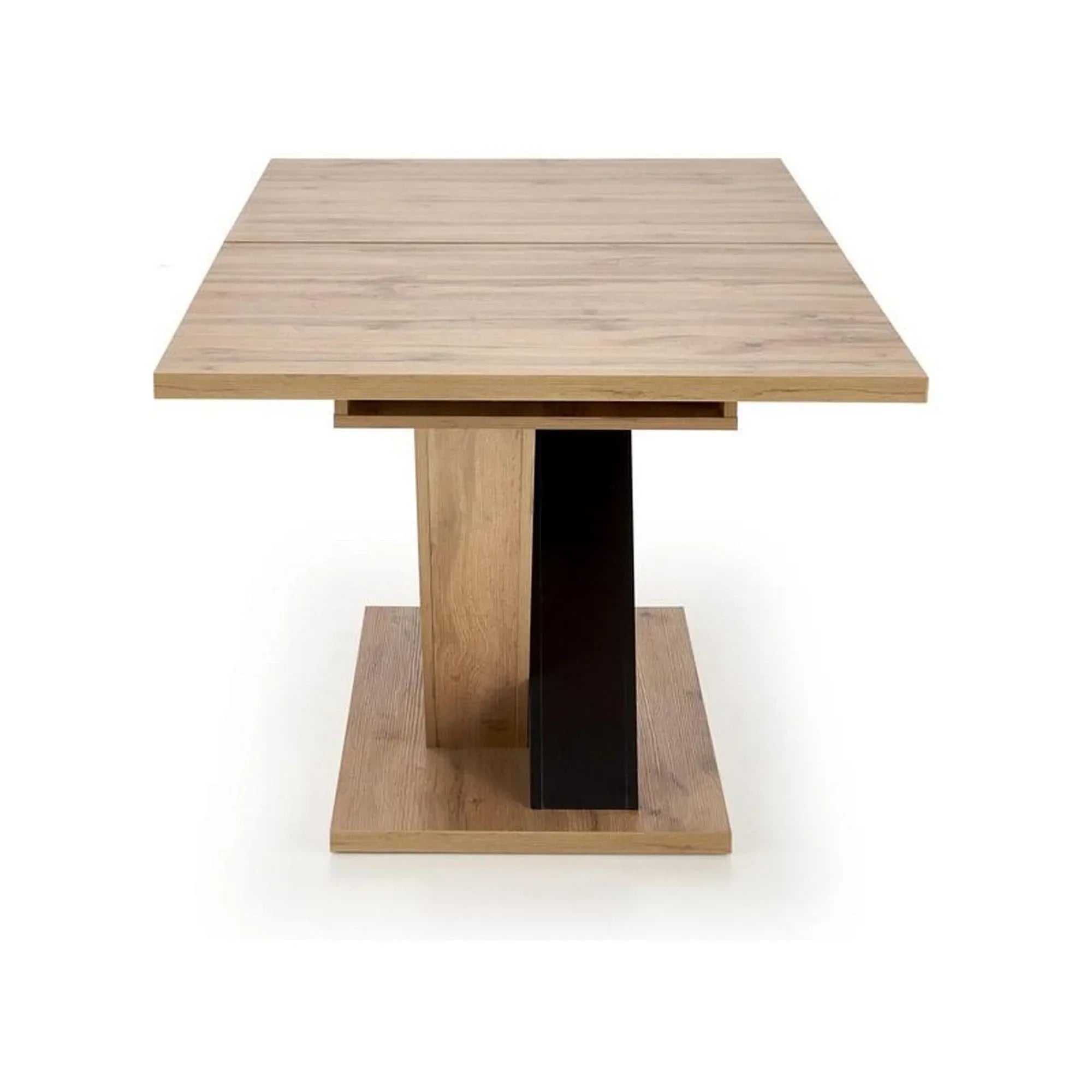 Masa extensibila HOUSTON OCN-37350, stejar wotan/negru