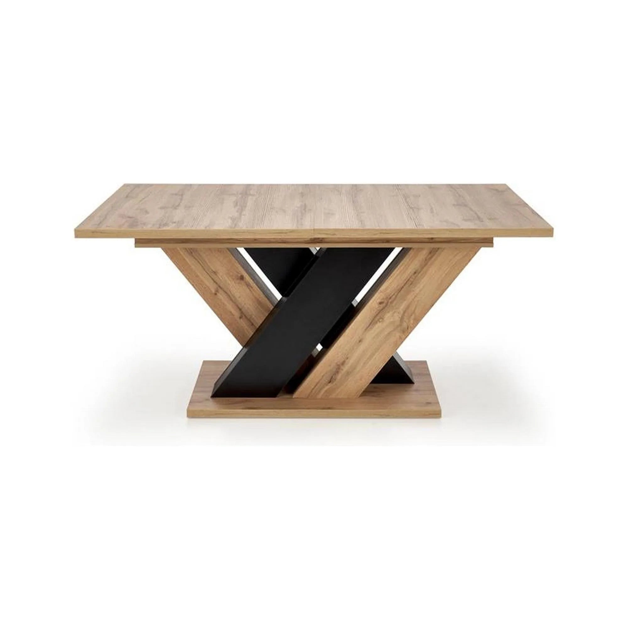 Masa extensibila HOUSTON OCN-37350, stejar wotan/negru