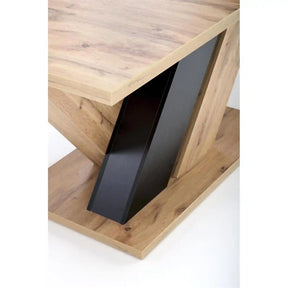 Masa extensibila HOUSTON OCN-37350, stejar wotan/negru