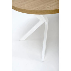 Masa extensibila HOUSTON OCN-37362, stejar auriu/alb