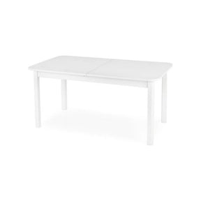 Masă extensibilă albă, ideală pentru un living modern – primabucata