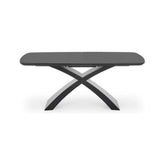 Masă extensibilă gri/negru cu design modern, ideală pentru living – primabucata