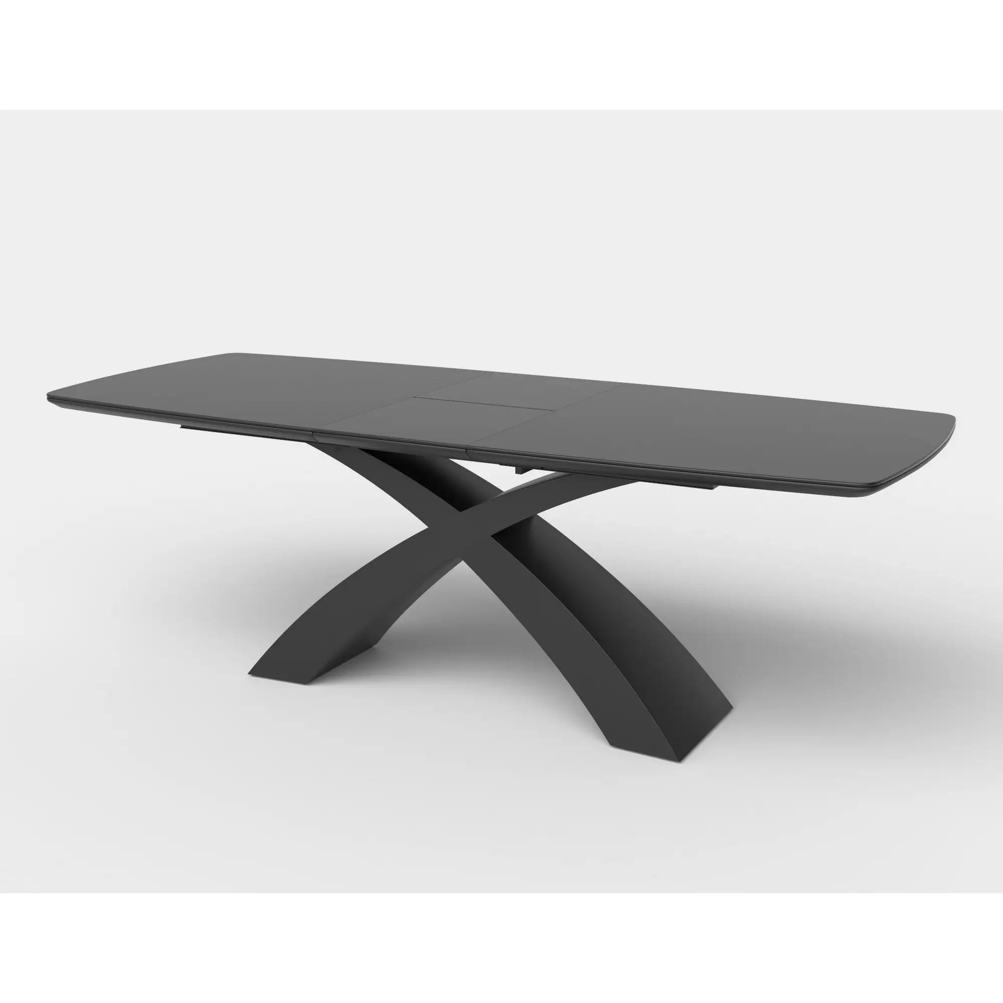 Masa extensibila HOUSTON OCN-37380, gri/negru