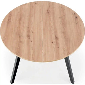 Masa extensibila HOUSTON OCN-37390, stejar artisan/negru