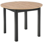 Masa extensibila HOUSTON OCN-37391, stejar/negru