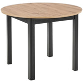 Masa extensibila HOUSTON OCN-37391, stejar/negru