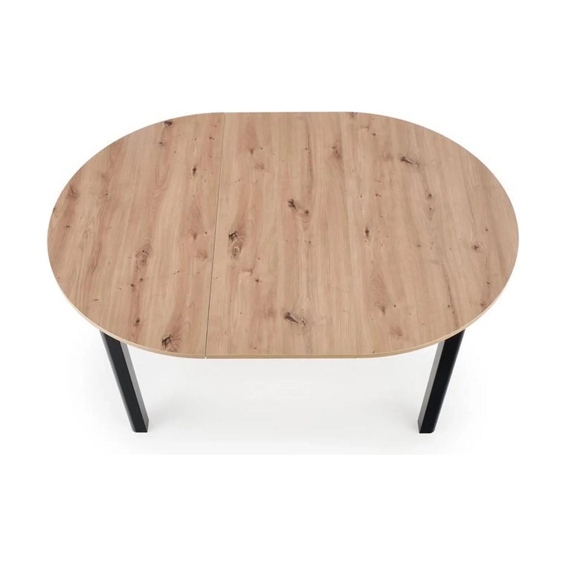Masa extensibila HOUSTON OCN-37391, stejar/negru