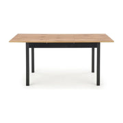 Masa extensibila HOUSTON OCN-37392, stejar/negru