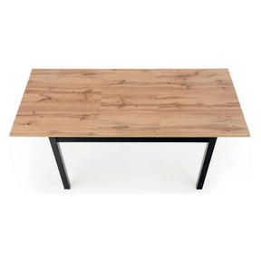 Masa extensibila HOUSTON OCN-37392, stejar/negru