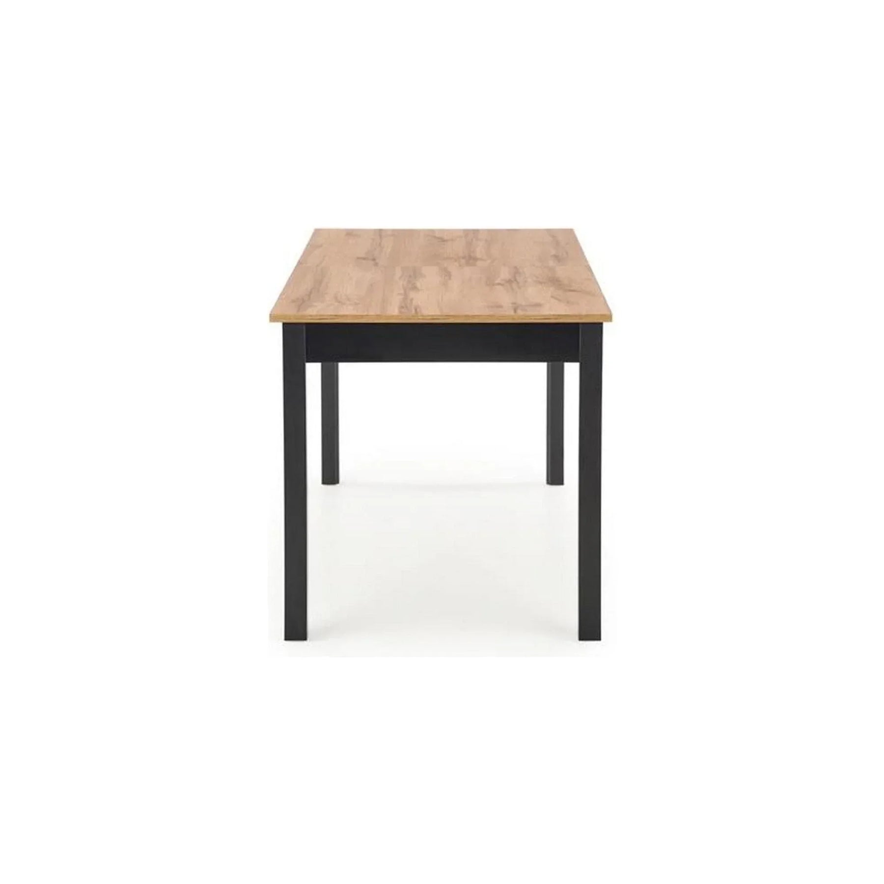 Masa extensibila HOUSTON OCN-37392, stejar/negru