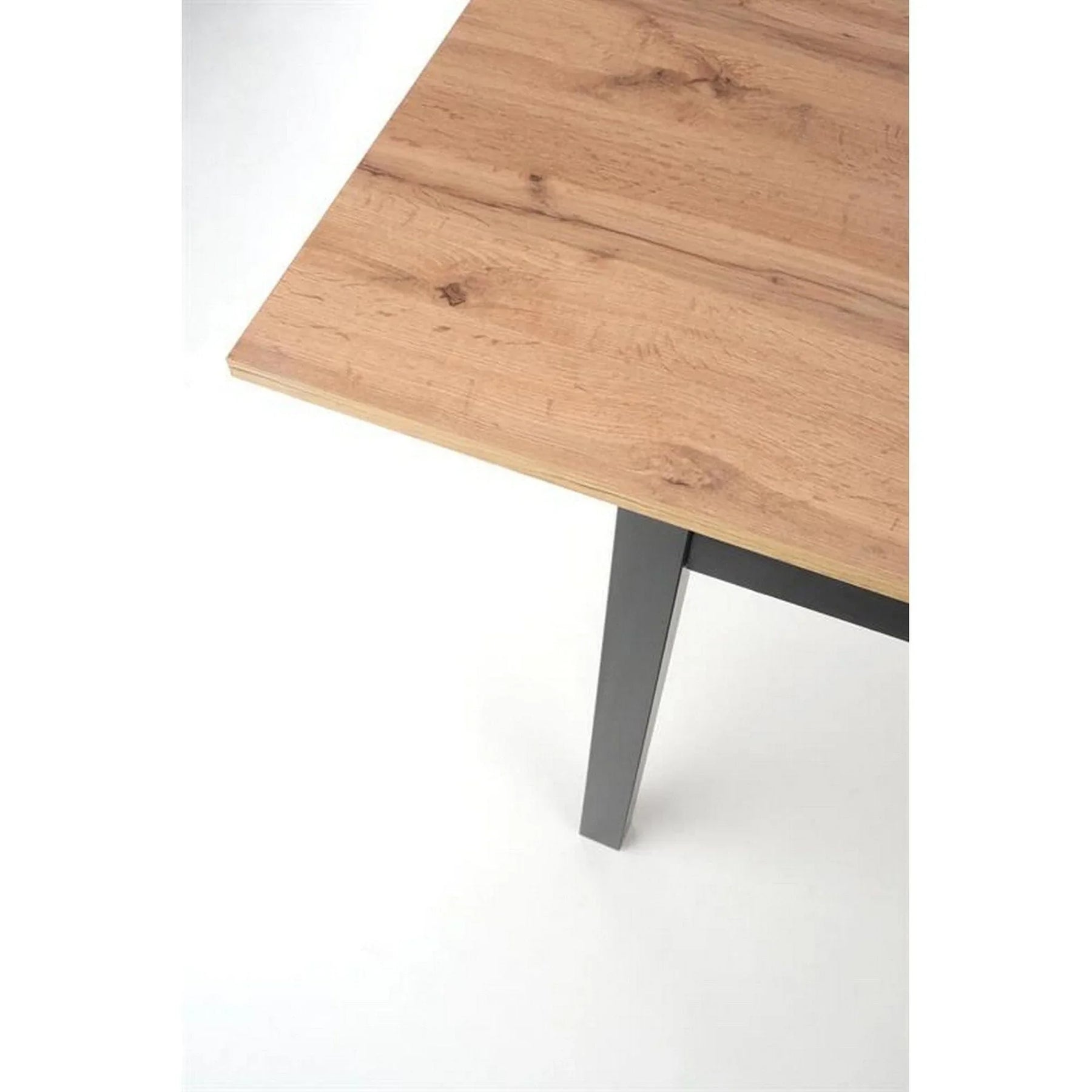 Masa extensibila HOUSTON OCN-37392, stejar/negru