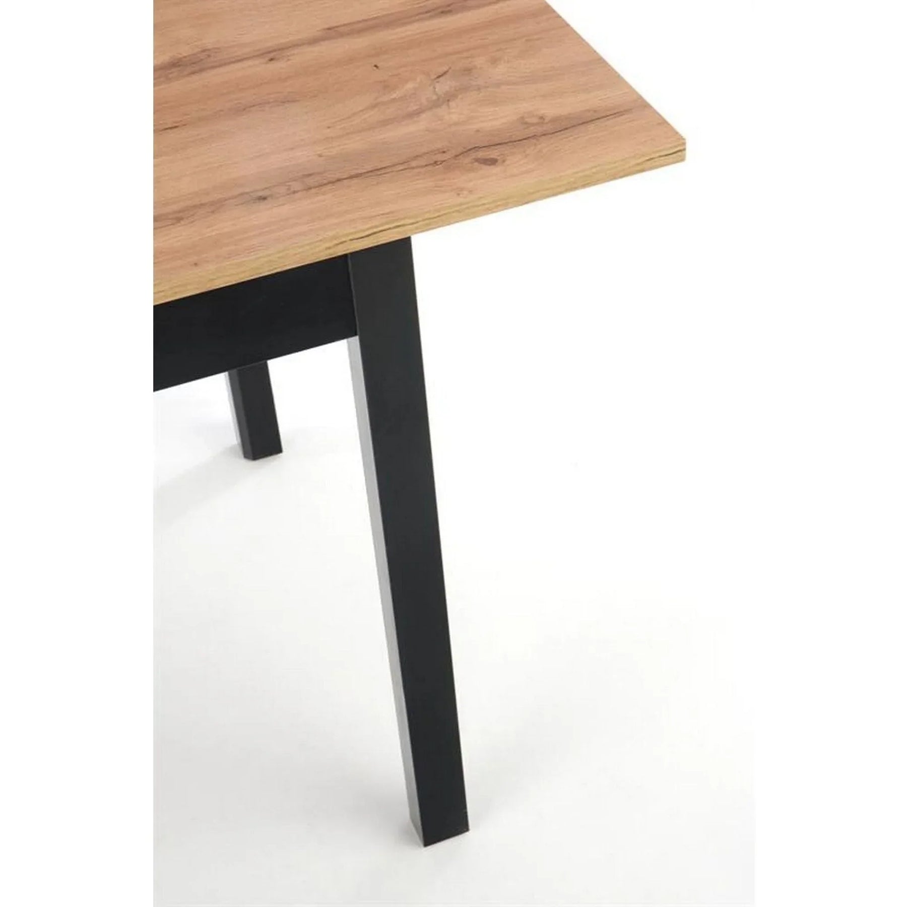 Masa extensibila HOUSTON OCN-37392, stejar/negru