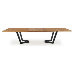 Masa extensibila HOUSTON OCN-37397, stejar/negru