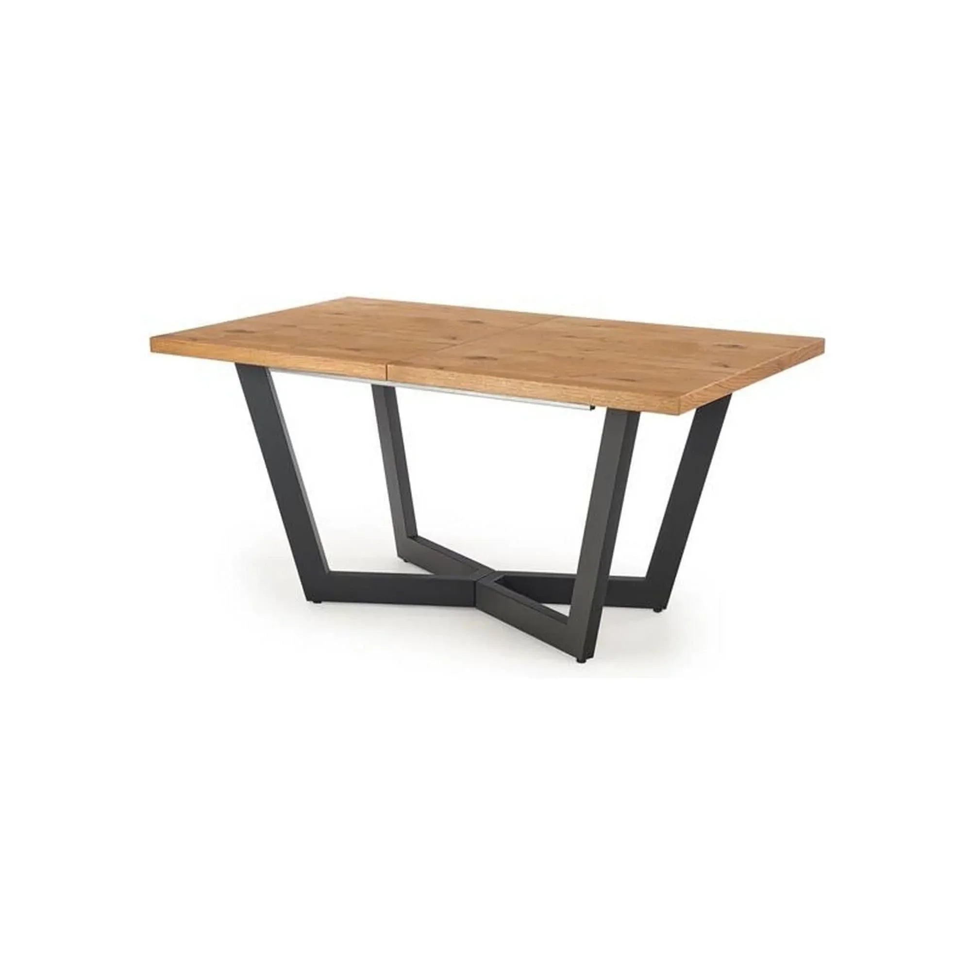 Masa extensibila HOUSTON OCN-37397, stejar/negru