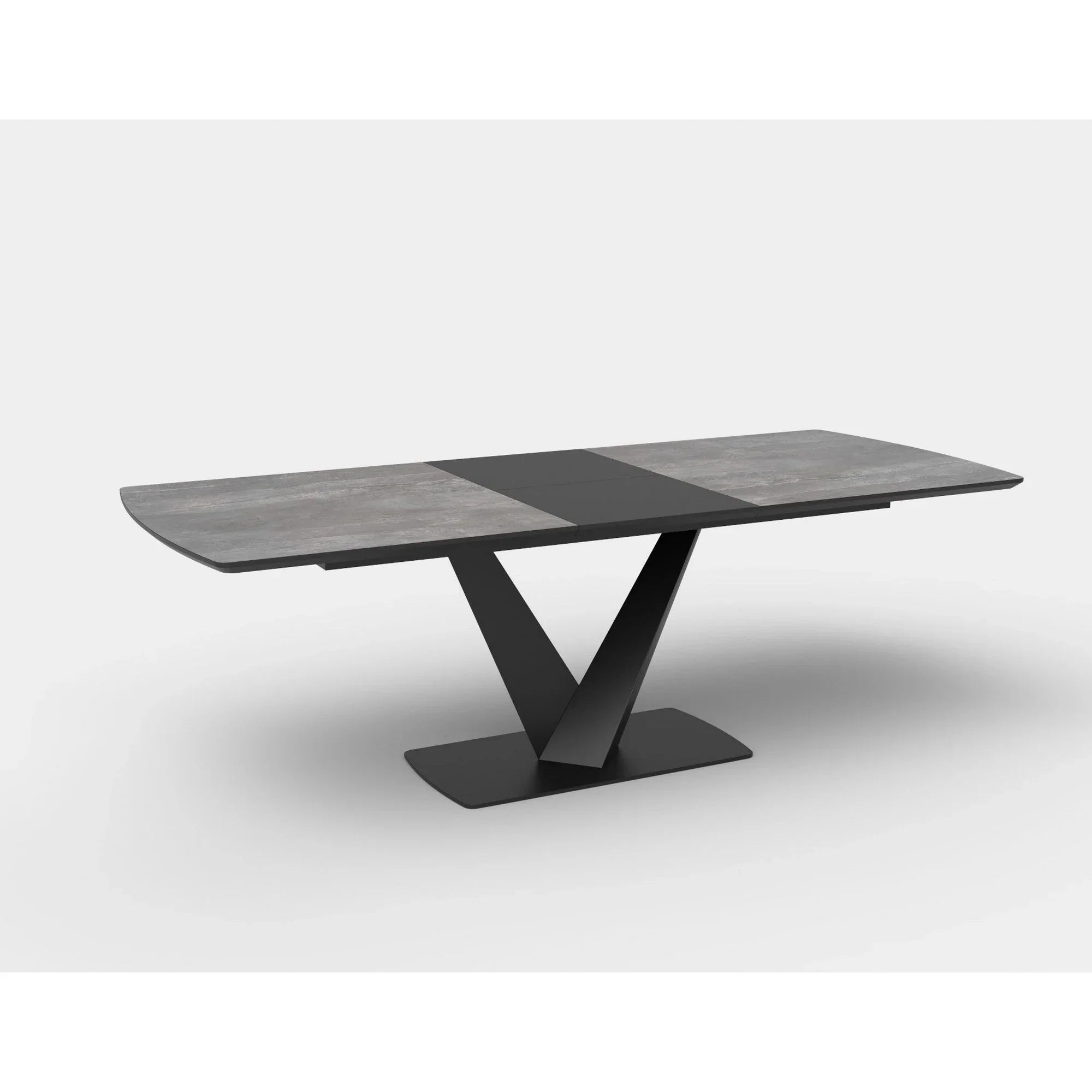 Masa extensibila HOUSTON OCN-37398, gri/negru