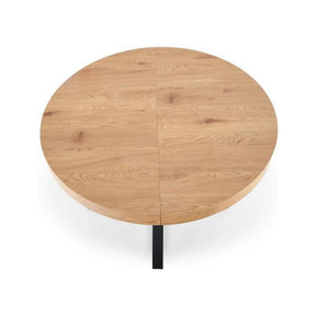 Masa extensibila HOUSTON OCN-37406, stejar/negru