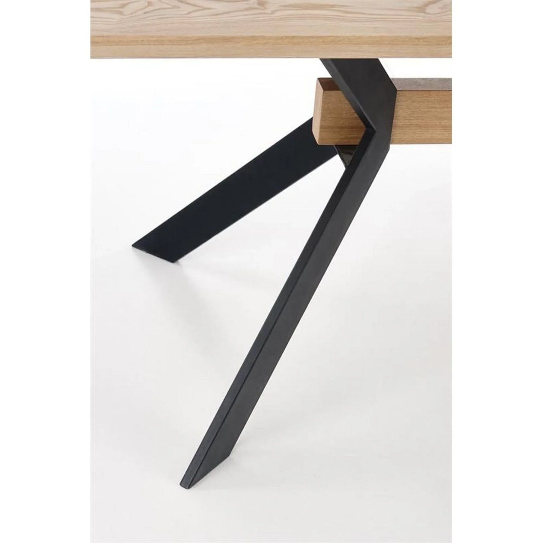 Masa extensibila HOUSTON OCN-37413, stejar sonoma/negru