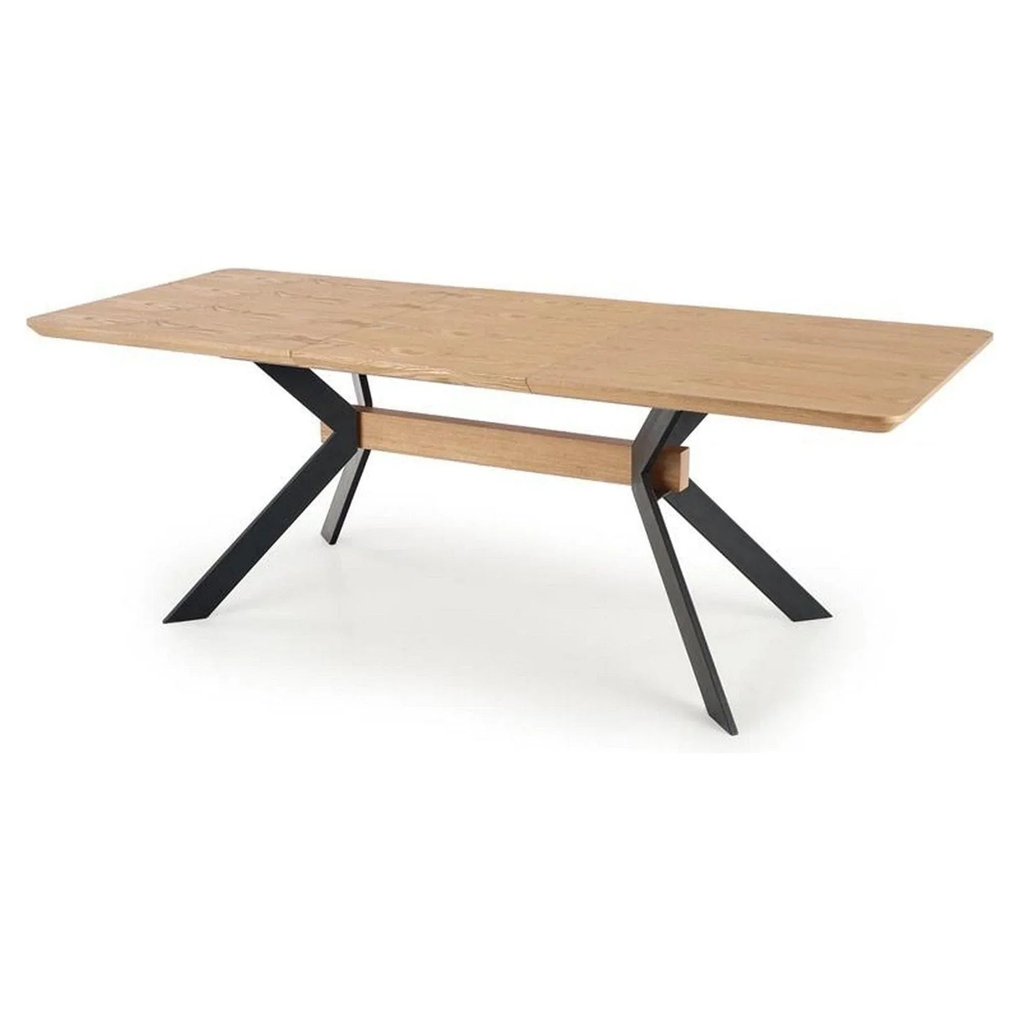 Masa extensibila HOUSTON OCN-37413, stejar sonoma/negru