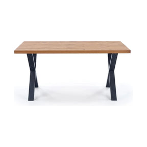 Masa extensibila HOUSTON OCN-37419, stejar/negru