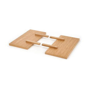 Masa extensibila HOUSTON OCN-37419, stejar/negru