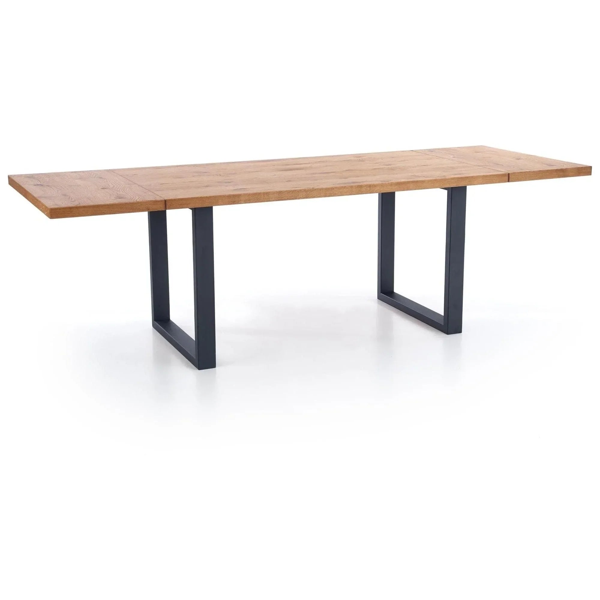 Masa extensibila HOUSTON OCN-37420, stejar/negru