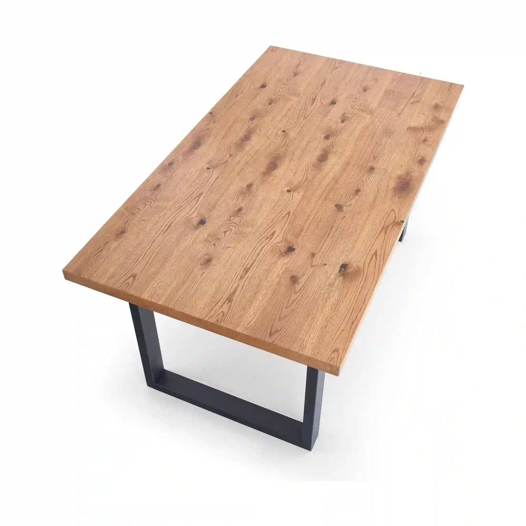 Masa extensibila HOUSTON OCN-37420, stejar/negru