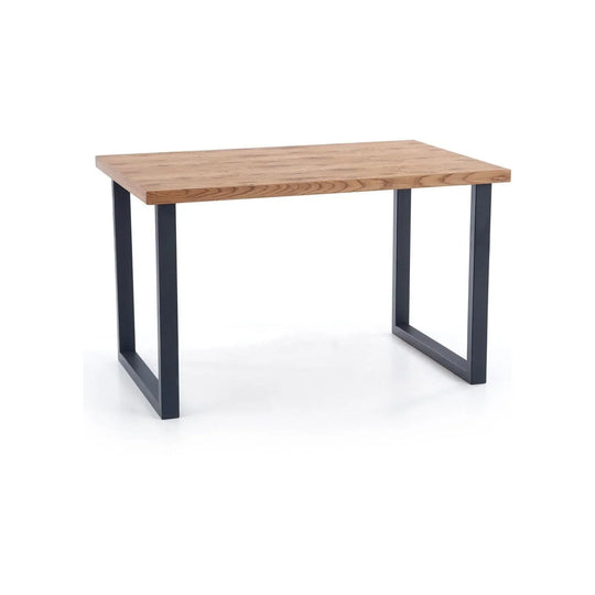 Masa extensibila HOUSTON OCN-37421, stejar/negru