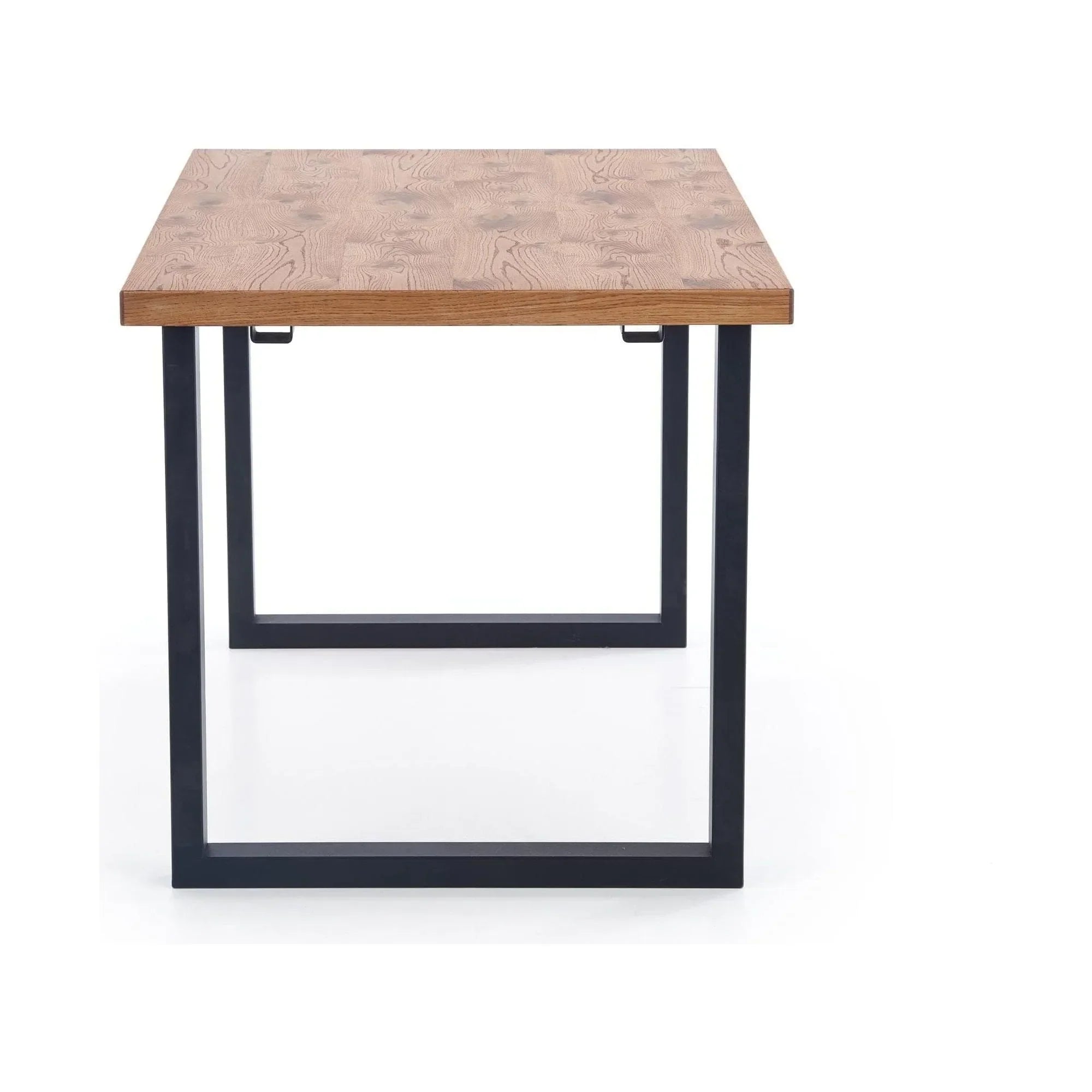 Masa extensibila HOUSTON OCN-37421, stejar/negru