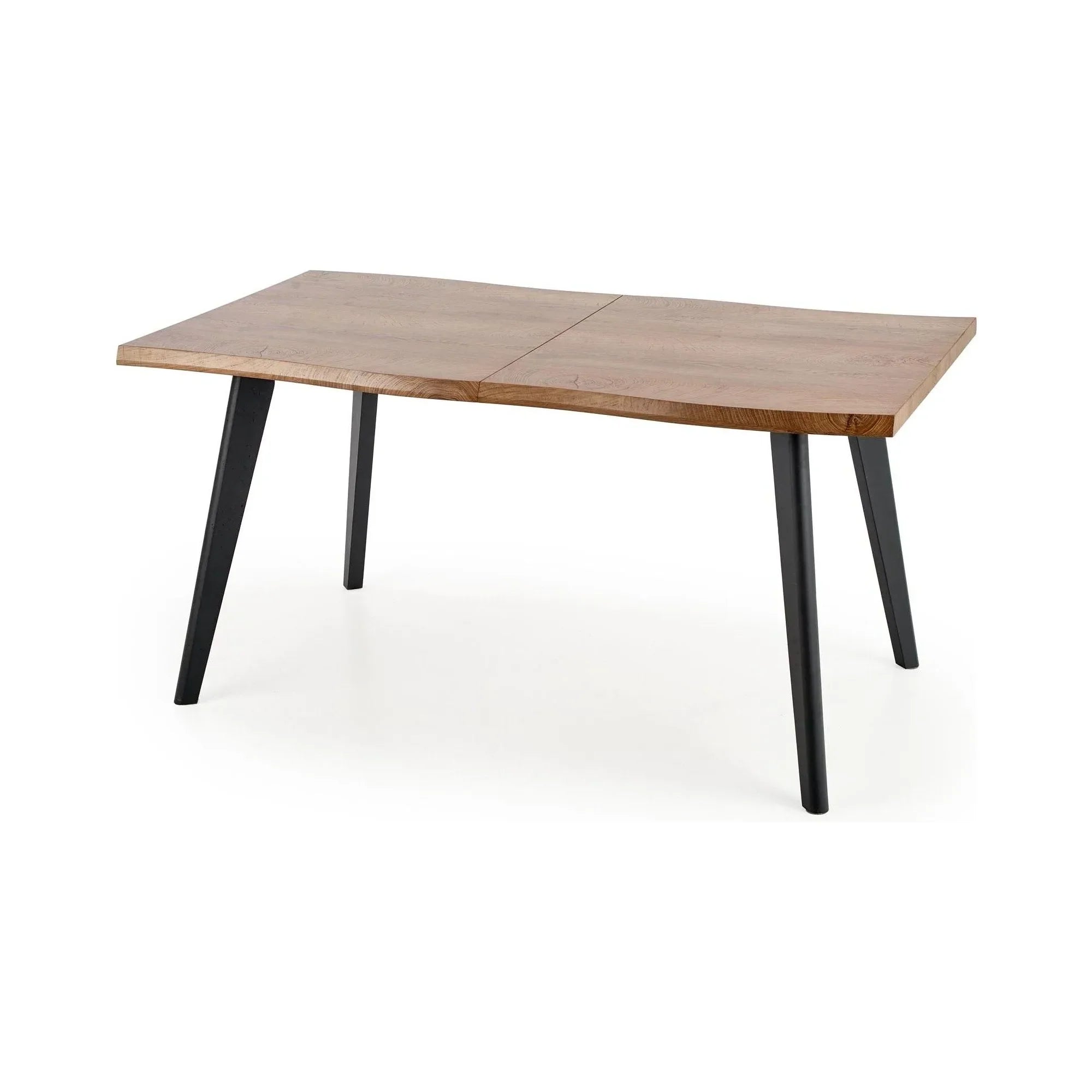 Masa extensibila HOUSTON OCN-37430, stejar natural/negru