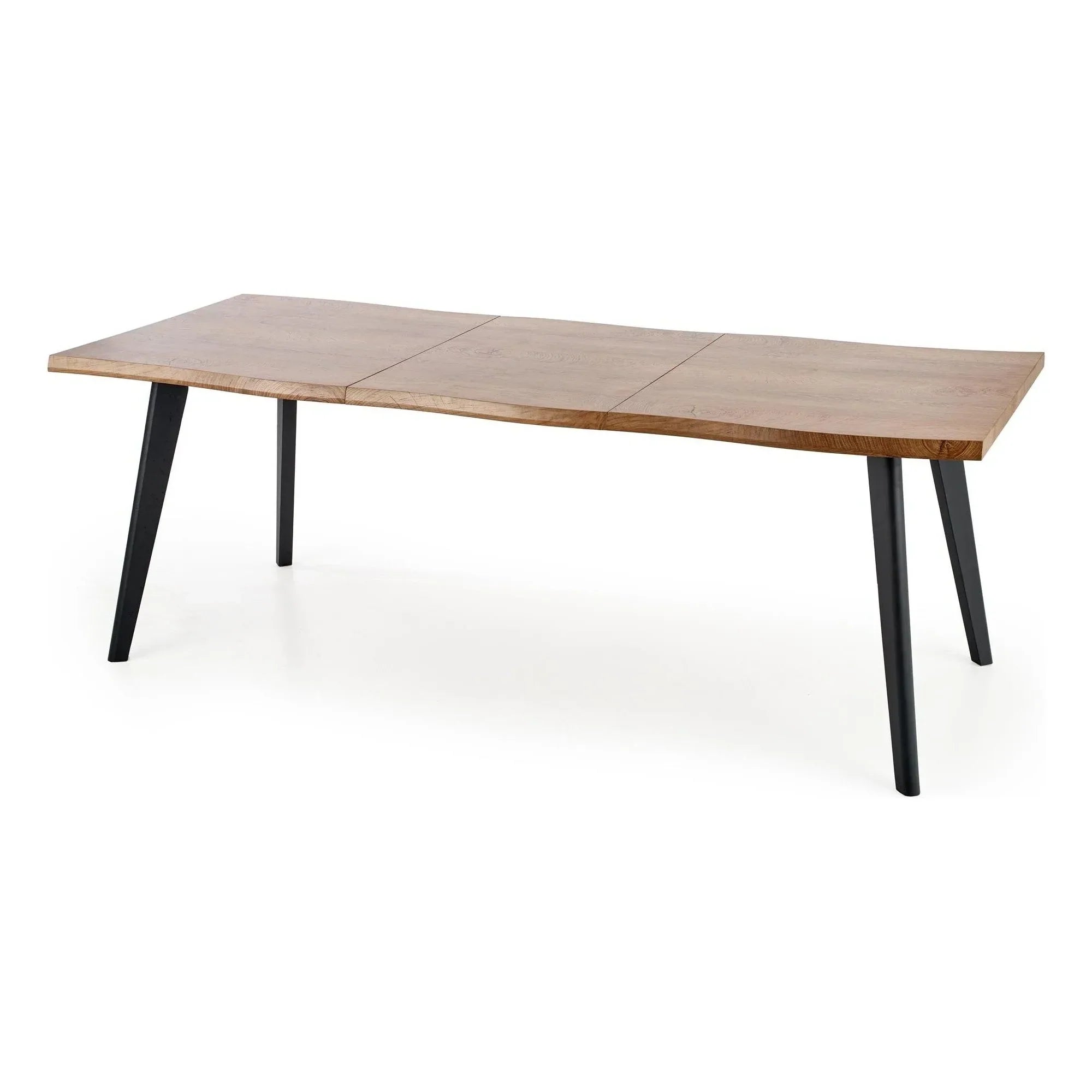 Masa extensibila HOUSTON OCN-37430, stejar natural/negru