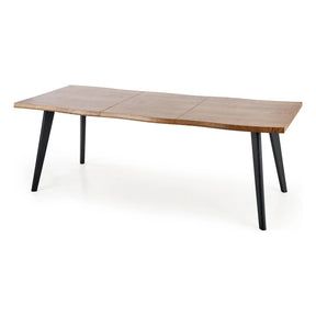 Masa extensibila HOUSTON OCN-37430, stejar natural/negru